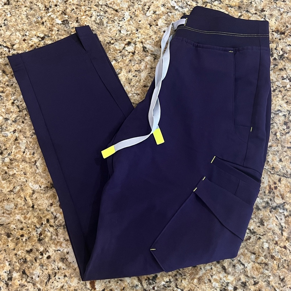 NWOT - Figs Technical Collection Purple Scrub Pants